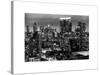 Cityscape Manhattan by Night-Philippe Hugonnard-Stretched Canvas