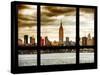 Cityscape Midtown Manhattan with the Empire State Building at Sunset-Philippe Hugonnard-Stretched Canvas
