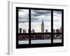 Cityscape Midtown Manhattan with the Empire State Building - New York City - United States - USA-Philippe Hugonnard-Framed Photographic Print