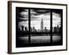 Cityscape Midtown Manhattan with the Empire State Building - New York City, USA-Philippe Hugonnard-Framed Photographic Print