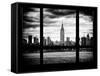 Cityscape Midtown Manhattan with the Empire State Building - New York City, USA-Philippe Hugonnard-Framed Stretched Canvas