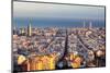 Cityscape of Barcelona, Spain-TTstudio-Mounted Photographic Print