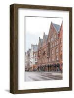 Cityscape of Bergen, Norway-Pavlo Kolotenko-Framed Photographic Print