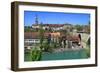 Cityscape of Bern and Aare River, Switzerland-felker-Framed Photographic Print