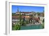 Cityscape of Bern and Aare River, Switzerland-felker-Framed Photographic Print