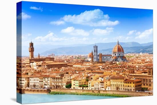 Cityscape of Florence-SerrNovik-Stretched Canvas