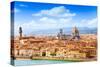 Cityscape of Florence-SerrNovik-Stretched Canvas