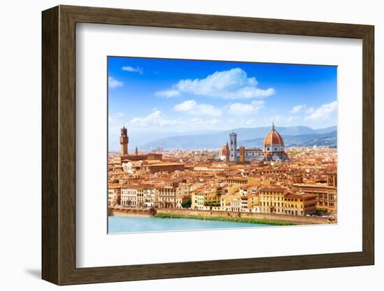 Cityscape of Florence-SerrNovik-Framed Photographic Print