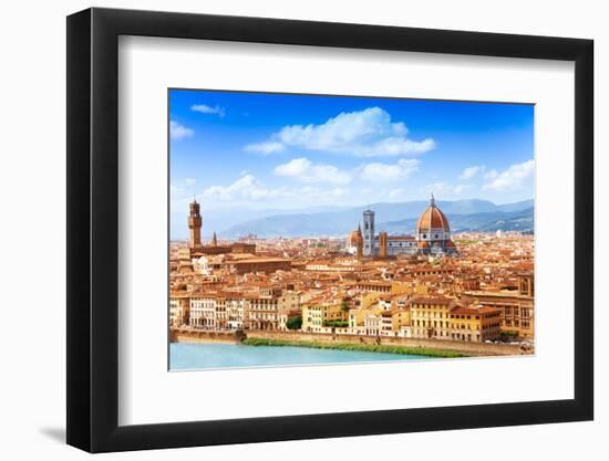 Cityscape of Florence-SerrNovik-Framed Photographic Print