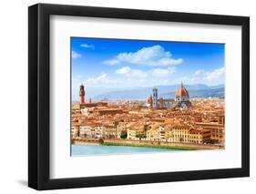 Cityscape of Florence-SerrNovik-Framed Photographic Print