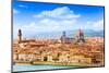 Cityscape of Florence-SerrNovik-Mounted Photographic Print