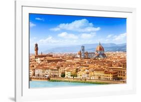 Cityscape of Florence-SerrNovik-Framed Photographic Print