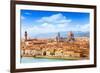 Cityscape of Florence-SerrNovik-Framed Photographic Print