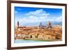 Cityscape of Florence-SerrNovik-Framed Photographic Print