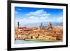 Cityscape of Florence-SerrNovik-Framed Photographic Print