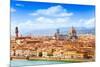 Cityscape of Florence-SerrNovik-Mounted Photographic Print