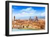 Cityscape of Florence-SerrNovik-Framed Photographic Print