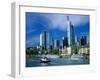 Cityscape of Frankfurt, Germany-Peter Adams-Framed Premium Photographic Print