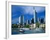 Cityscape of Frankfurt, Germany-Peter Adams-Framed Photographic Print