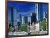 Cityscape of Frankfurt, Germany-Peter Adams-Framed Photographic Print