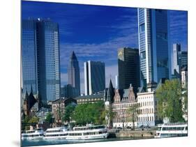 Cityscape of Frankfurt, Germany-Peter Adams-Mounted Photographic Print