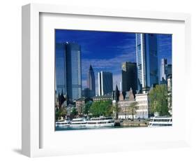 Cityscape of Frankfurt, Germany-Peter Adams-Framed Photographic Print