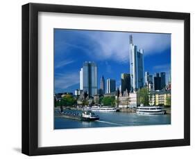 Cityscape of Frankfurt, Germany-Peter Adams-Framed Photographic Print