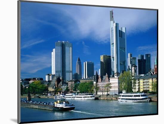 Cityscape of Frankfurt, Germany-Peter Adams-Mounted Photographic Print