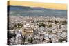 Cityscape of Granada Including the Iglesia Del Salvador, Granada, Andalucia, Spain-Chris Hepburn-Stretched Canvas