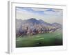 Cityscape of Hong Kong Island and Victoria Harbour, Hong Kong, China, Asia-Amanda Hall-Framed Photographic Print