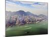 Cityscape of Hong Kong Island and Victoria Harbour, Hong Kong, China, Asia-Amanda Hall-Mounted Photographic Print