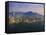 Cityscape of Hong Kong Island Skyline at Sunset, Hong Kong, China, Asia-Amanda Hall-Framed Stretched Canvas