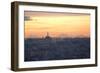Cityscape of Istanbul at Sunset-Alex Saberi-Framed Premium Photographic Print