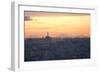 Cityscape of Istanbul at Sunset-Alex Saberi-Framed Premium Photographic Print