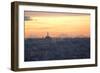 Cityscape of Istanbul at Sunset-Alex Saberi-Framed Photographic Print