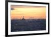 Cityscape of Istanbul at Sunset-Alex Saberi-Framed Photographic Print