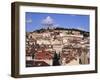 Cityscape of Lisbon and Castelo De Sao Jorge, Portugal-Jeremy Lightfoot-Framed Photographic Print