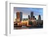 Cityscape of London at Night, United Kingdom, Uk-aslysun-Framed Photographic Print