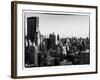 Cityscape of Manhattan in Winter at Sunset-Philippe Hugonnard-Framed Art Print