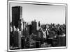 Cityscape of Manhattan in Winter at Sunset-Philippe Hugonnard-Mounted Art Print