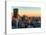 Cityscape of Manhattan in Winter at Sunset-Philippe Hugonnard-Stretched Canvas