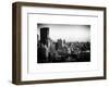 Cityscape of Manhattan in Winter at Sunset-Philippe Hugonnard-Framed Art Print