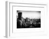 Cityscape of Manhattan in Winter at Sunset-Philippe Hugonnard-Framed Art Print