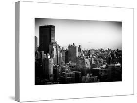 Cityscape of Manhattan in Winter at Sunset-Philippe Hugonnard-Stretched Canvas