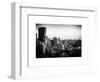 Cityscape of Manhattan in Winter at Sunset-Philippe Hugonnard-Framed Art Print