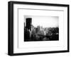 Cityscape of Manhattan in Winter at Sunset-Philippe Hugonnard-Framed Art Print