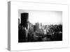 Cityscape of Manhattan in Winter at Sunset-Philippe Hugonnard-Stretched Canvas