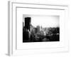 Cityscape of Manhattan in Winter at Sunset-Philippe Hugonnard-Framed Art Print