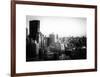 Cityscape of Manhattan in Winter at Sunset-Philippe Hugonnard-Framed Art Print