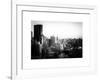 Cityscape of Manhattan in Winter at Sunset-Philippe Hugonnard-Framed Art Print